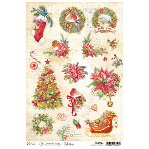 Ciao Bella – Christmas Vibes – 12 x 12 Double-Sided Paper