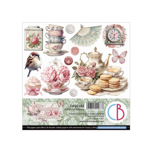 Timeless Moments  Fussy Cut Pad 6"x6" 24/Pkg